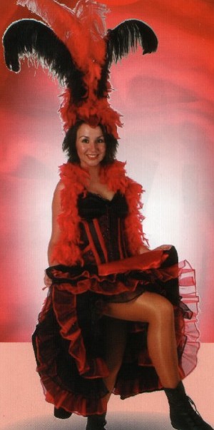 französisches CanCan-Kleid