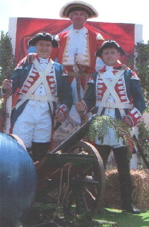 Soldaten mit Kanone