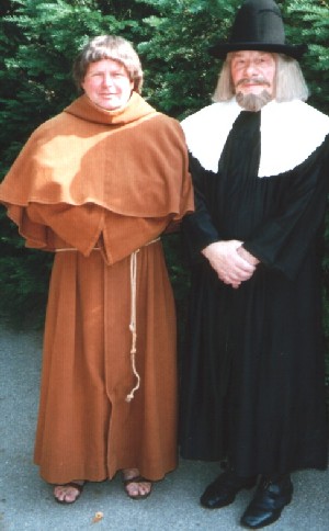 Wallenstein mit Mönch